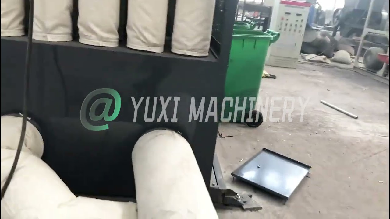 Copper aluminum radiator recycling line working video