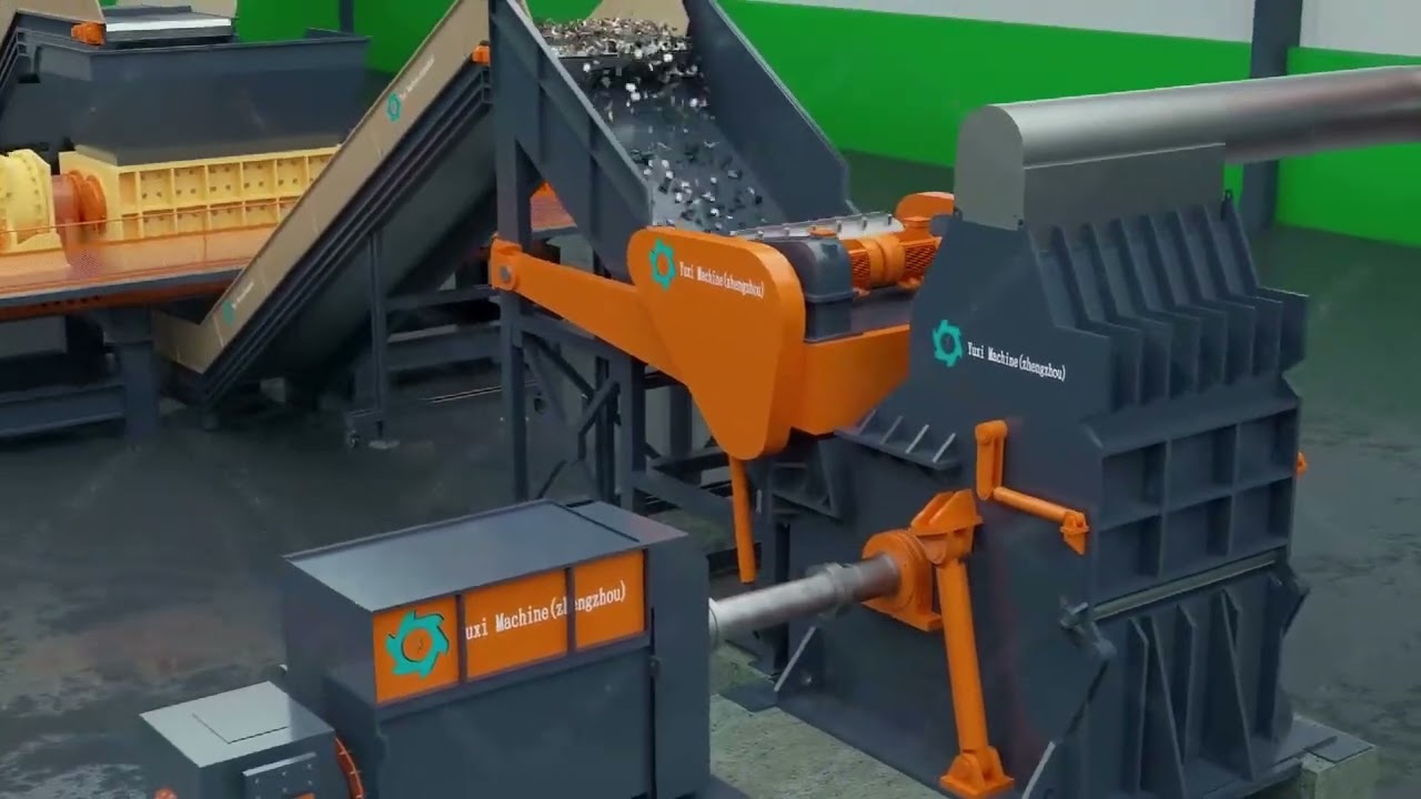 Scrap Aluminum Recycling Line Video