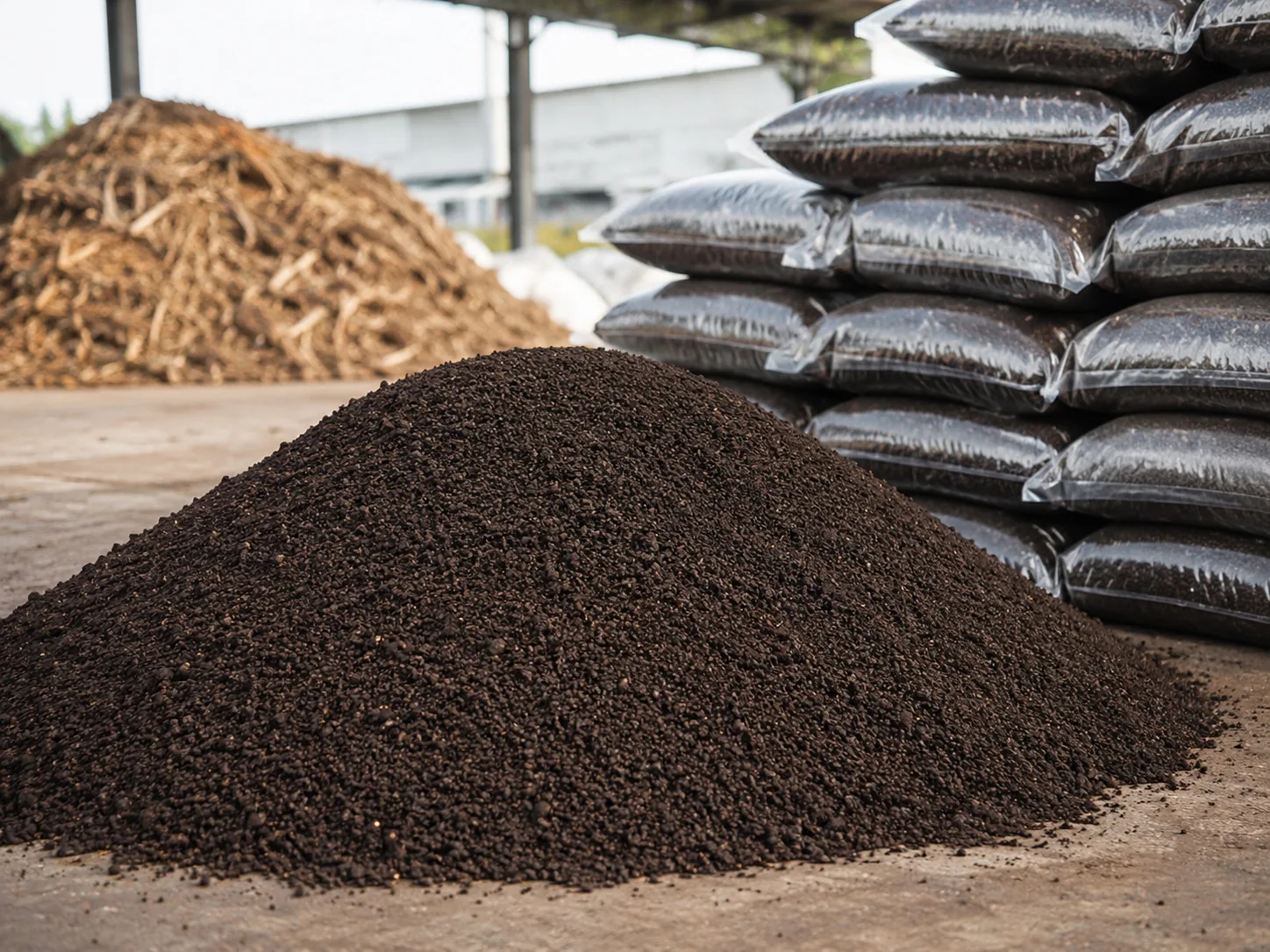 Organic fertilizer downstream product