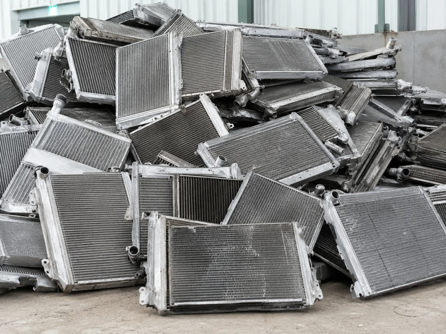 Aluminum radiator scrap