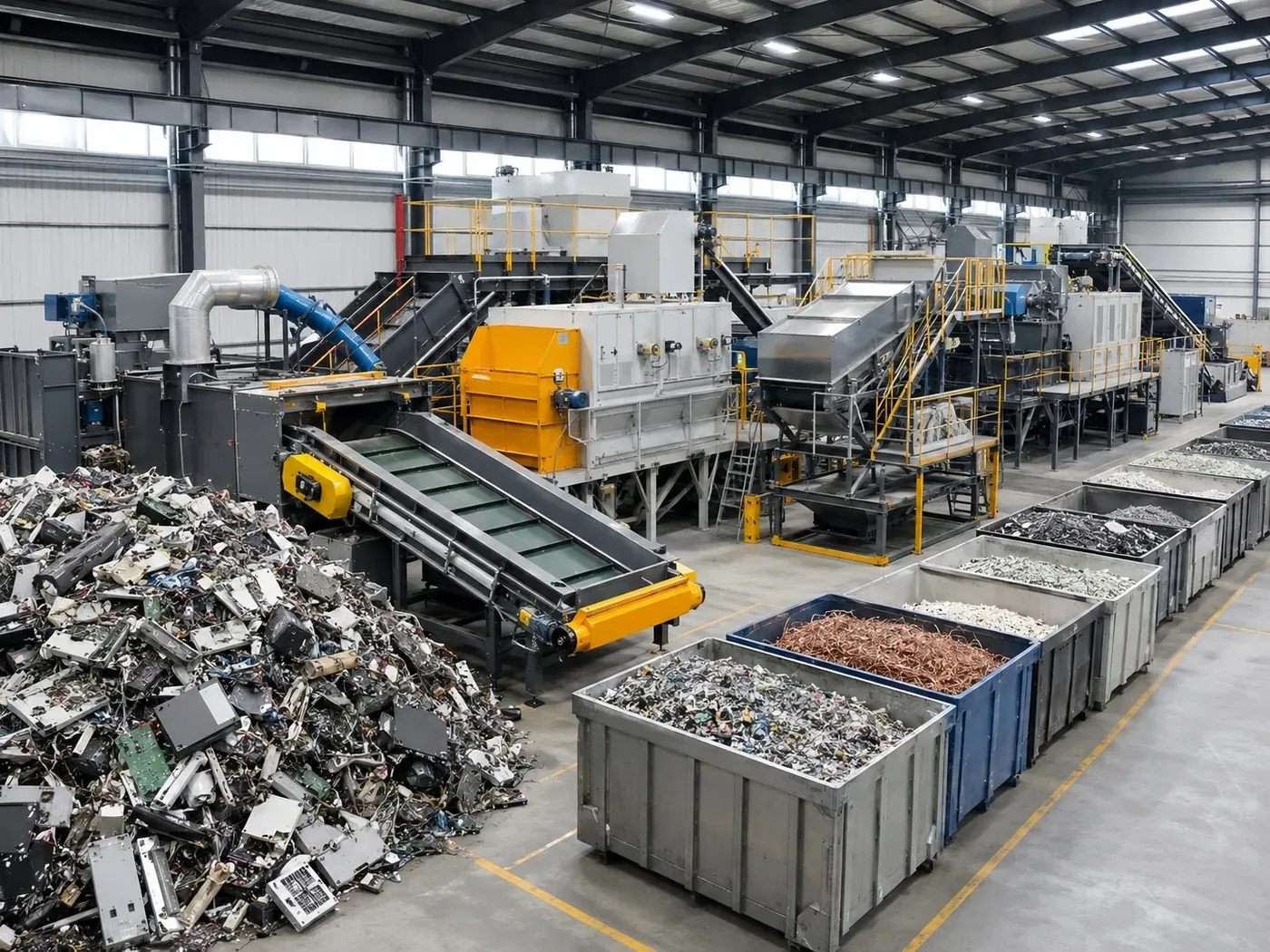 Waste Refrigerator Recycling Line & Equipment