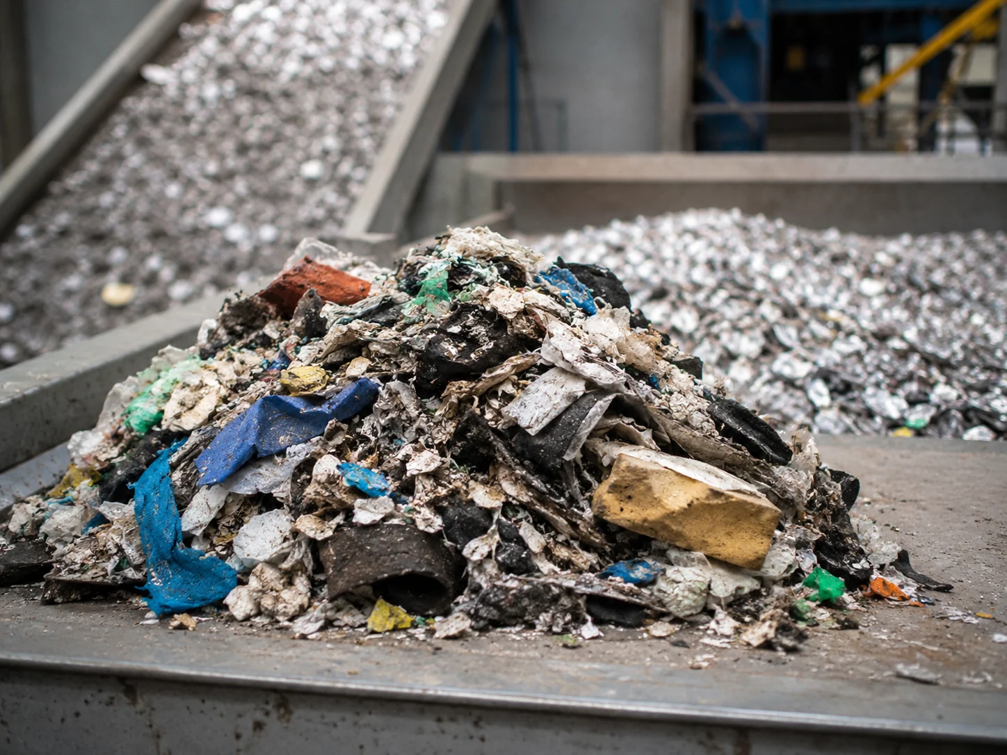 Non-metal impurities separated from aluminum scrap