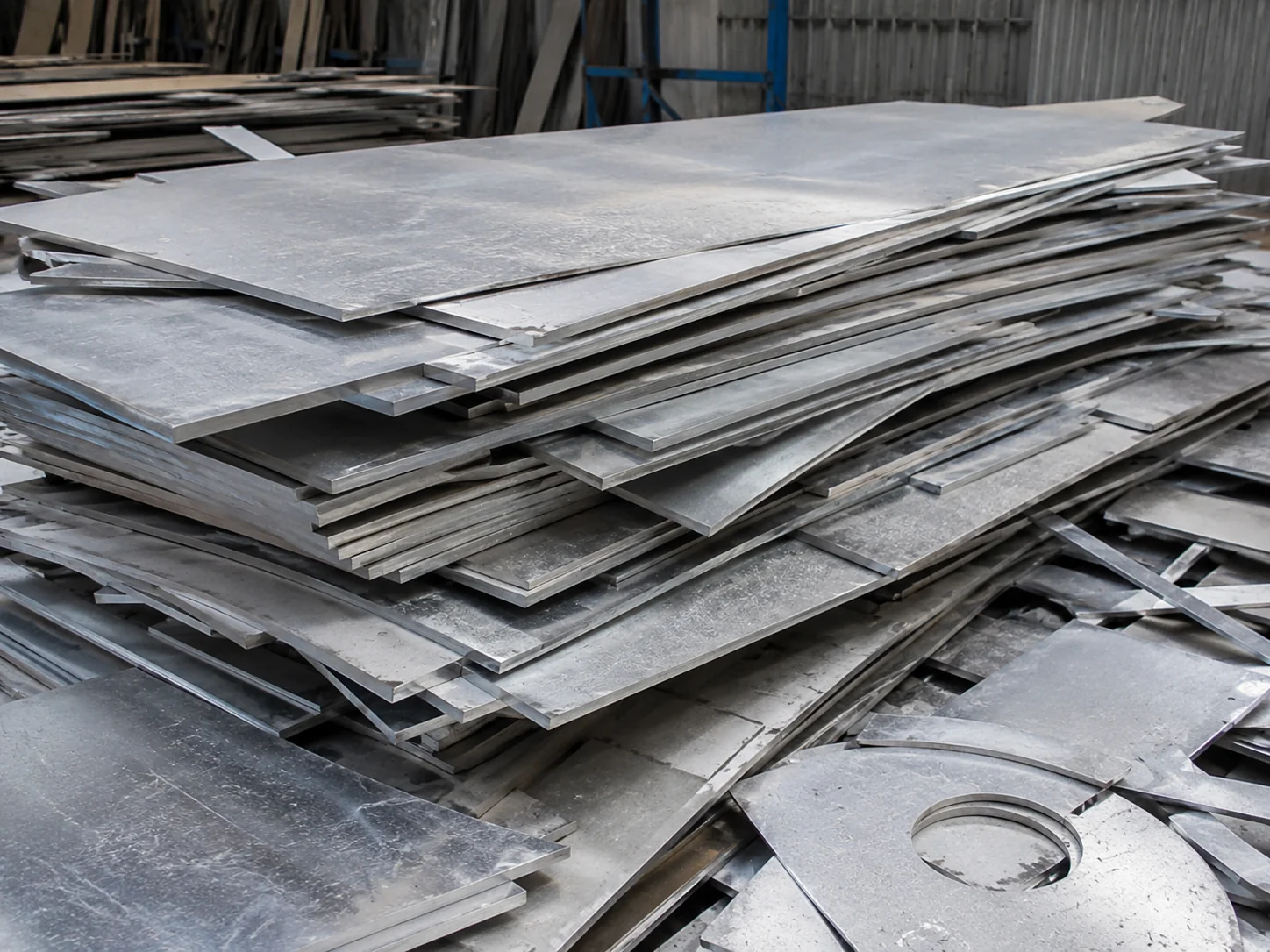 Aluminum sheet scrap