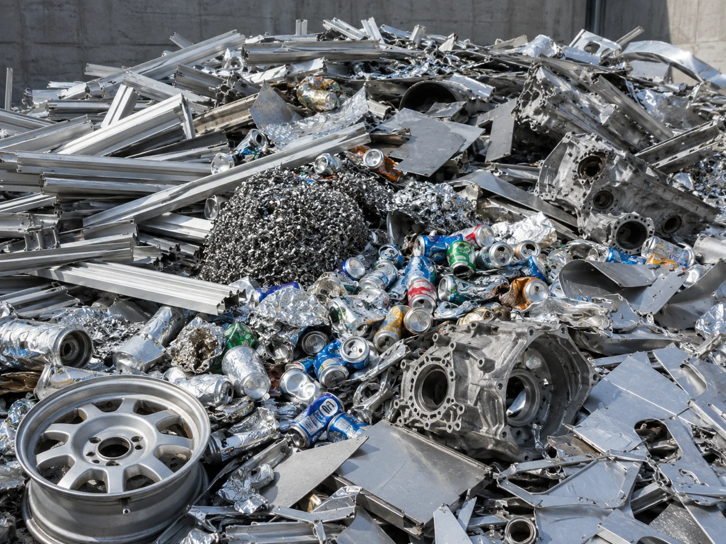 Mixed scrap aluminum