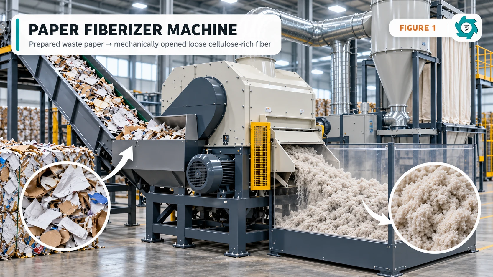 Paper Fiberizer Machine: How It Converts Waste Paper into Loose Cellulose Fiber